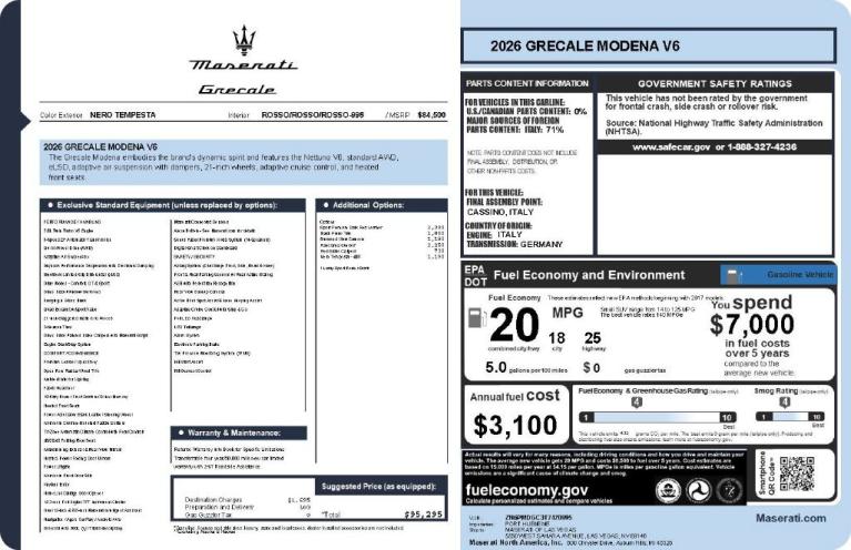 2026 Maserati Grecale